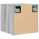 væghængt tv-skab 30,5x30x30 cm grå sonoma-eg