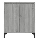 skænk 60x35x70 cm konstrueret træ grå sonoma-eg