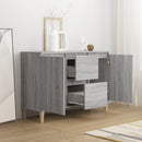skænk 101x35x70 cm konstrueret træ grå sonoma-eg