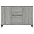 skænk 102x35x70 cm konstrueret træ grå sonoma-eg