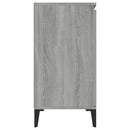skænk 102x35x70 cm konstrueret træ grå sonoma-eg
