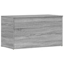 opbevaringskasse 84x42x46 cm konstrueret træ grå sonoma-eg
