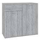 skænk 80x36x75 cm konstrueret træ grå sonoma-eg