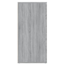 skænk 80x36x75 cm konstrueret træ grå sonoma-eg