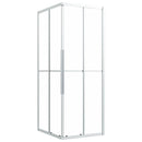 brusekabine 90x70x180 cm matteret sikkerhedsglas