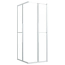 brusekabine 90x70x180 cm matteret sikkerhedsglas