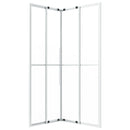 brusekabine 90x70x180 cm matteret sikkerhedsglas