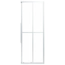 brusekabine 90x70x180 cm matteret sikkerhedsglas