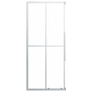 brusekabine 90x70x180 cm matteret sikkerhedsglas