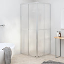 brusekabine 90x70x180 cm matteret sikkerhedsglas