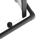 brusekabine 90x70x180 cm sikkerhedsglas stribet sort