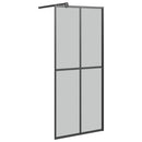 brusevæg 80x195 cm mørk hærdet glas