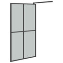 brusevæg 100x195 cm mørk hærdet glas