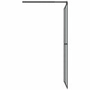 brusevæg 118x190 cm mørk hærdet glas