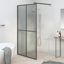 brusevæg 118x190 cm mørk hærdet glas