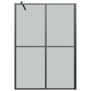 brusevæg 140x195 cm mørk hærdet glas