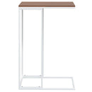sidebord 40x30x59 cm konstrueret træ hvid
