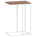 sidebord 40x30x59 cm konstrueret træ hvid