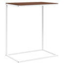 sidebord 55x35x66 cm konstrueret træ hvid