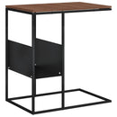 sidebord 55x36x59,5 cm konstrueret træ sort