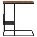 sidebord 55x36x59,5 cm konstrueret træ sort
