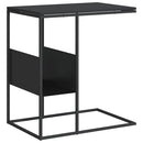 sidebord 55x36x59,5 cm konstrueret træ sort
