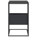 sidebord 55x36x59,5 cm konstrueret træ sort