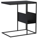 sidebord 55x36x59,5 cm konstrueret træ sort