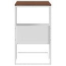 sidebord 55x36x59,5 cm konstrueret træ hvid