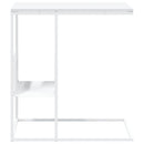sidebord 55x36x59,5 cm konstrueret træ hvid