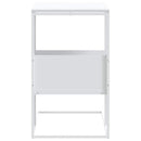 sidebord 55x36x59,5 cm konstrueret træ hvid