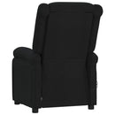 eldrevet massagestol stof sort