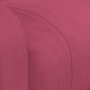 Lænestol velour vinrød