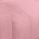 eldrevet massagestol fløjl pink