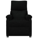 eldrevet massagestol stof sort