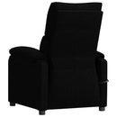 eldrevet massagestol stof sort