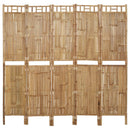 5-panels rumdeler 200x180 cm bambus