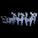 rensdyr og kane julefigur 320 LED'er akryl