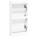 skoskab hvid 59x17x108 cm konstrueret træ