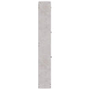 skoskab 59x17x108 cm konstrueret træ betongrå