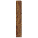 skoskab 59x17x108 cm konstrueret træ røget egetræsfarve