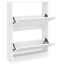 skoskab hvid 59x17x81 cm konstrueret træ