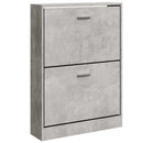 skoreol 59x17x81 cm konstrueret træ betongrå