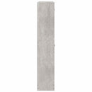 skoreol 59x17x81 cm konstrueret træ betongrå