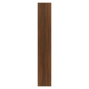 skoskab 63x24x147 cm konstrueret træ brun egetræsfarve