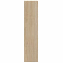 skoskab 63x24x103 cm konstrueret træ sonoma-eg