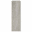 skoskab 63x24x81 cm konstrueret træ betongrå