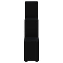 trappereol 107 cm konstrueret træ sort