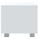 tv-bord 120x40,5x35 cm konstrueret træ hvid