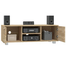tv-bord 120x40,5x35 cm konstrueret træ sonoma-eg
